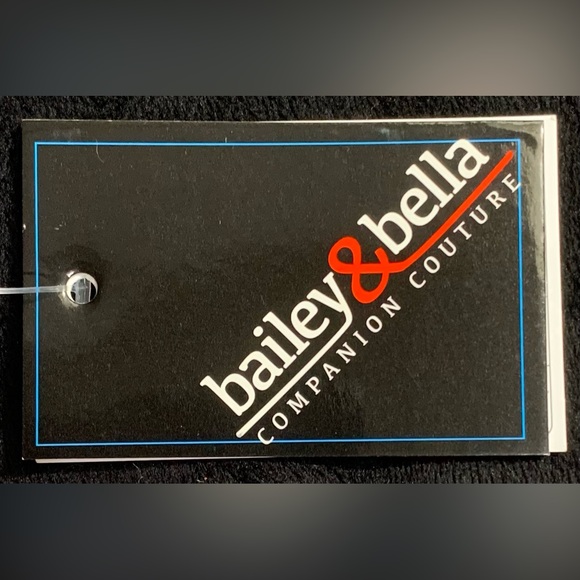 Bailey & Bella Couture Pet Dress Grey with Pink Mommy’s lil Princess Small - Picture 3 of 7